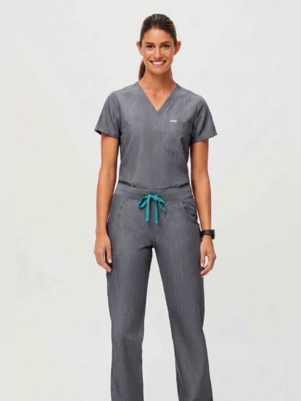 Figs Scrub Set Gray - XL